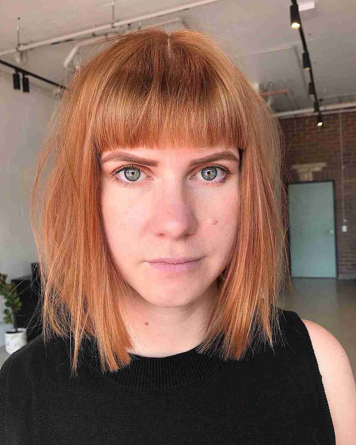 40 Cutest Ways to Pair Straight Hair With Bangs