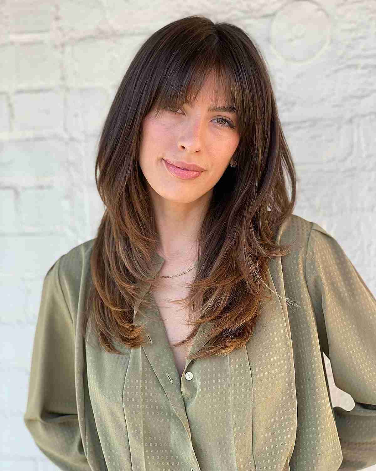 40 Cutest Ways to Pair Straight Hair With Bangs