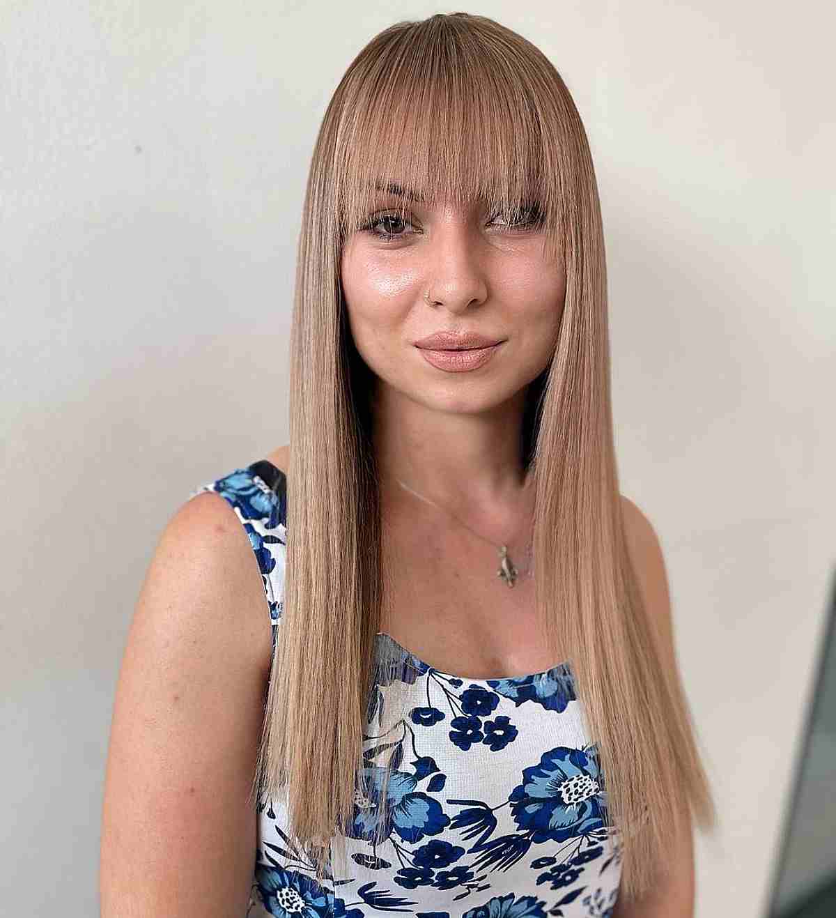 40 Cutest Ways to Pair Straight Hair With Bangs
