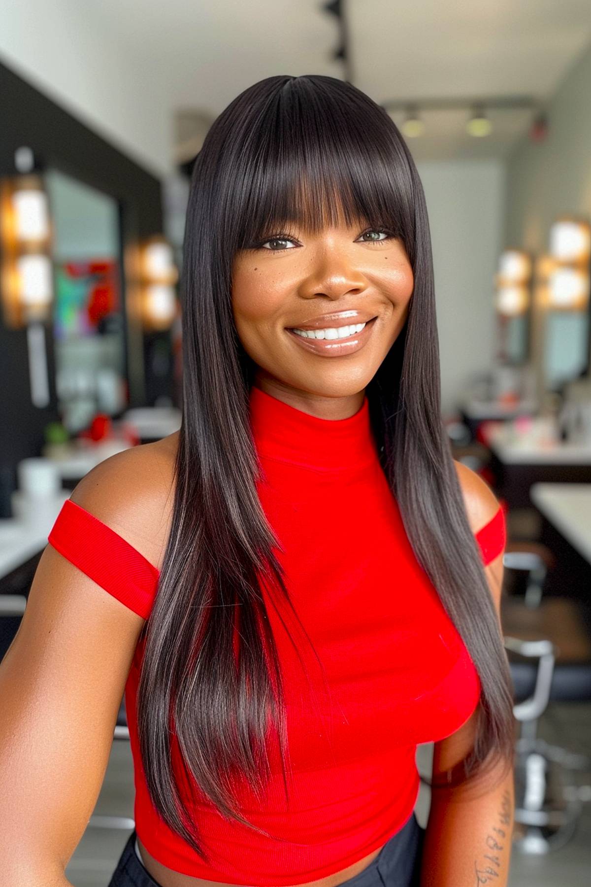 16 Beautiful Fringe Bangs for Black Women