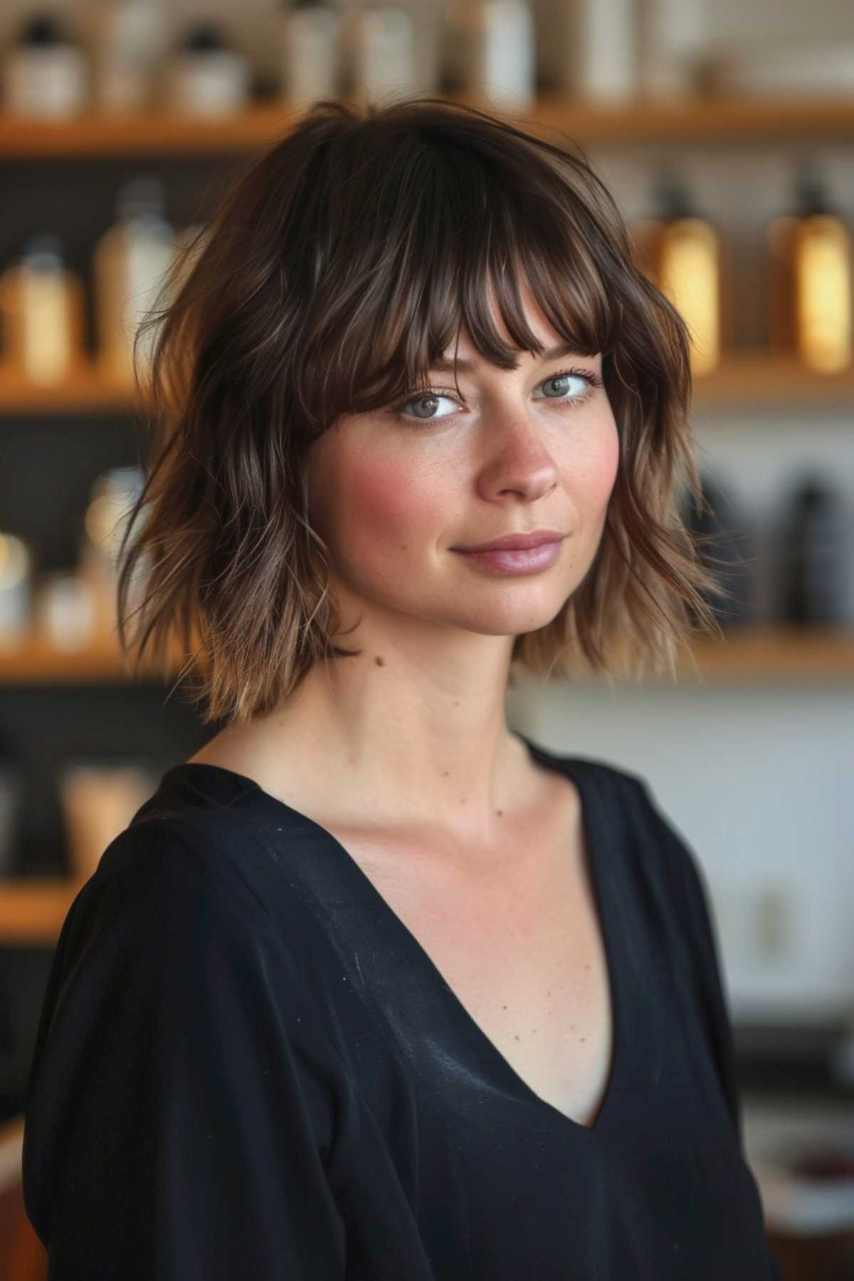 25 Best Bangs for a Heart-Shaped Face for 2025