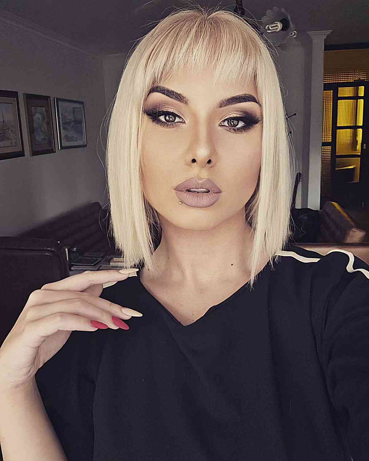56 Cute Short Bangs Trending in 2025