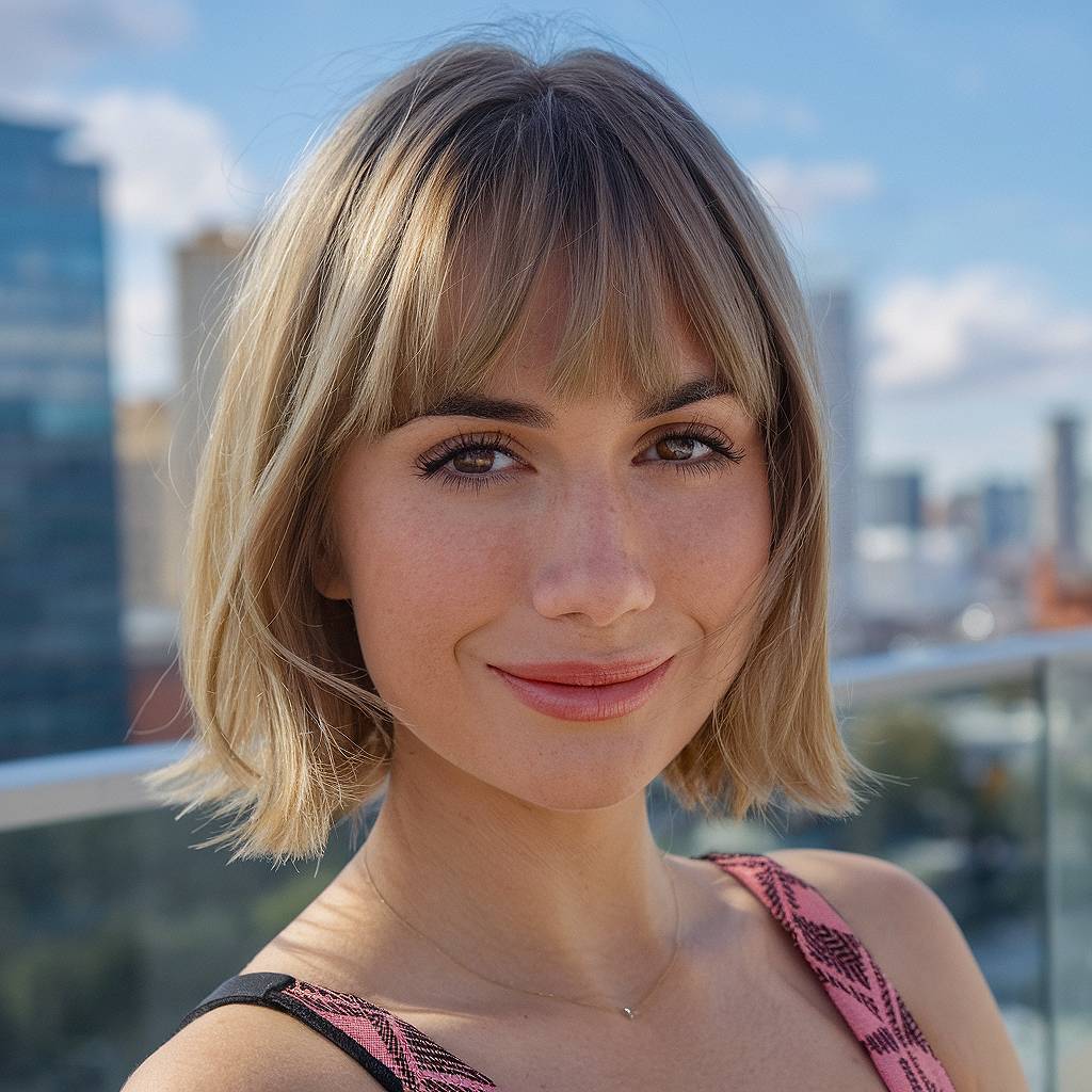 15+ Flattering Bangs for Oval Faces That Are Perfect for 2025
