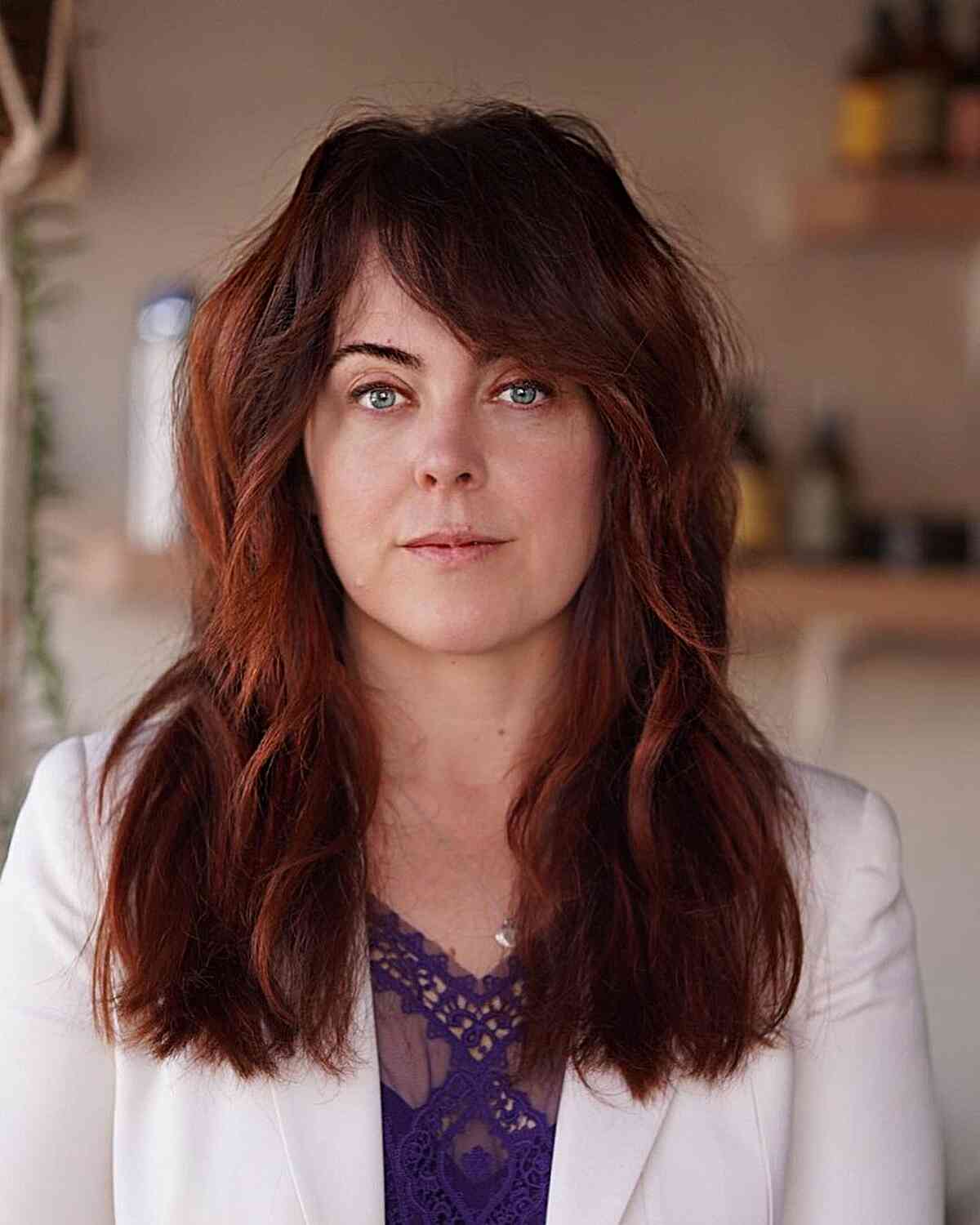 45 Hairstyles with Side Bangs, Perfect for Every Face Shape & Length