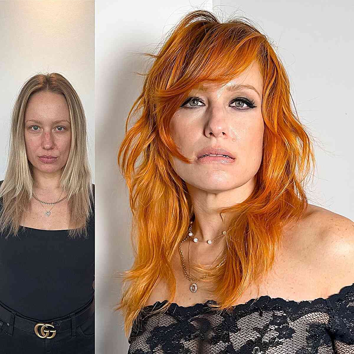 45 Hairstyles with Side Bangs, Perfect for Every Face Shape & Length