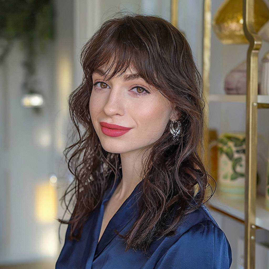 15+ Soft & Airy Flutter Bangs That Will Elevate Your Style in 2025