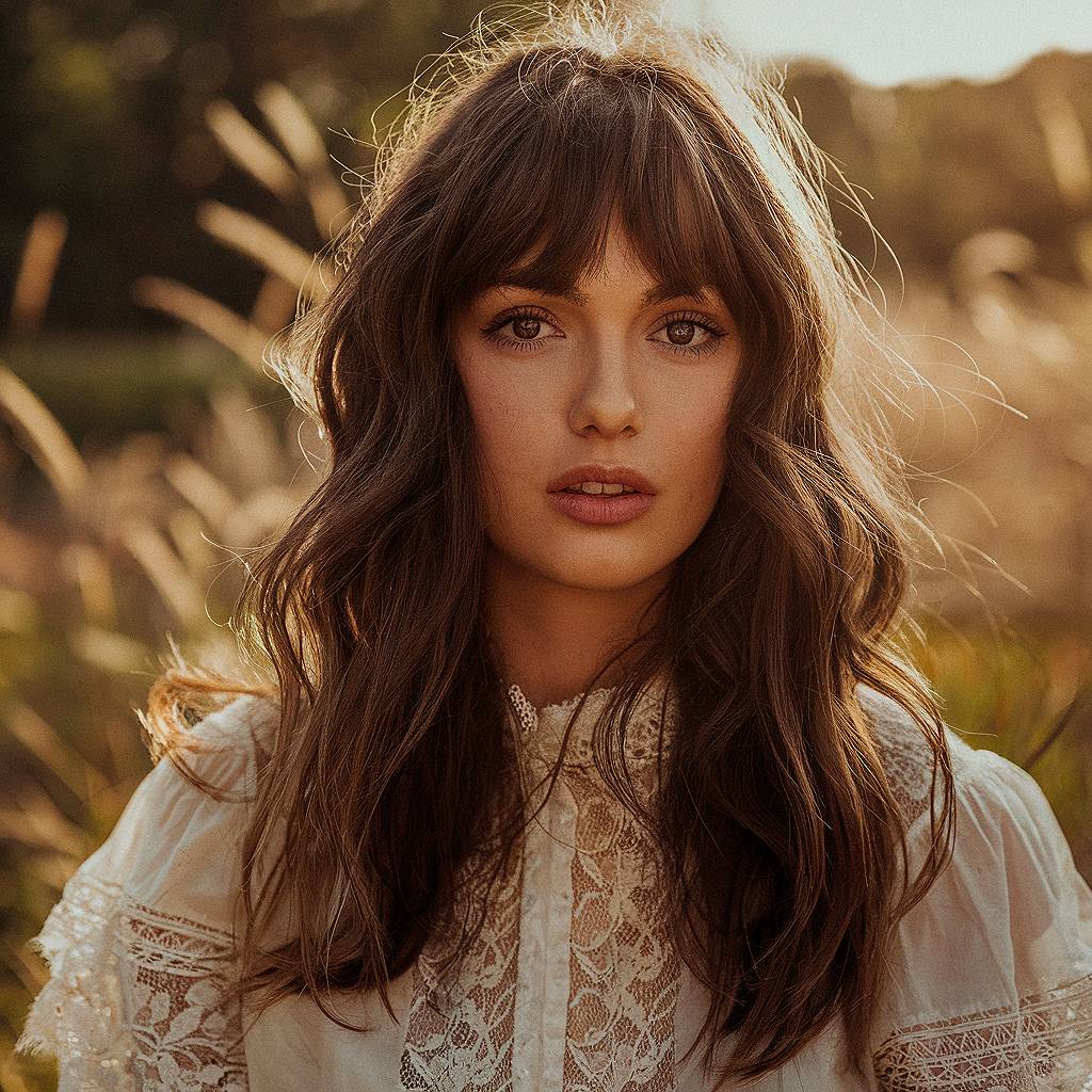 15+ Soft & Airy Flutter Bangs That Will Elevate Your Style in 2025