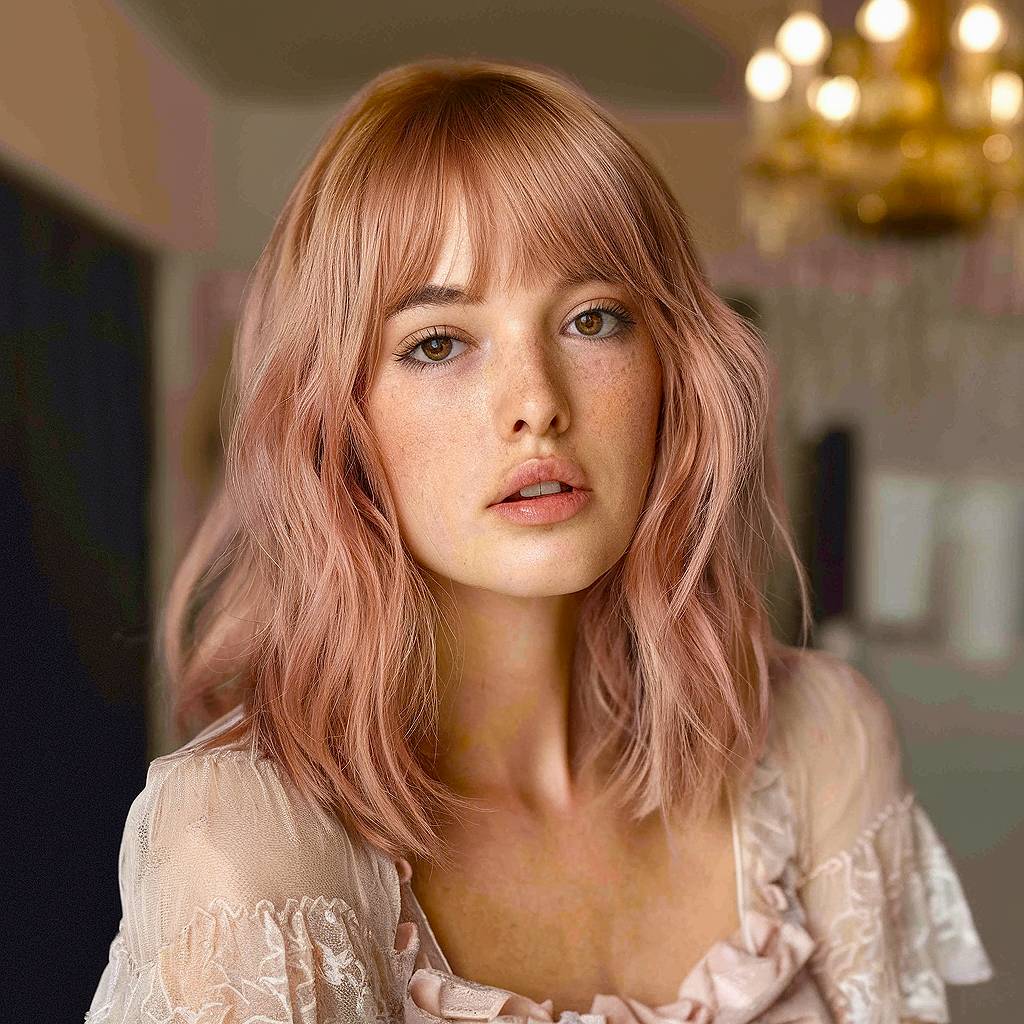 15+ Soft & Airy Flutter Bangs That Will Elevate Your Style in 2025