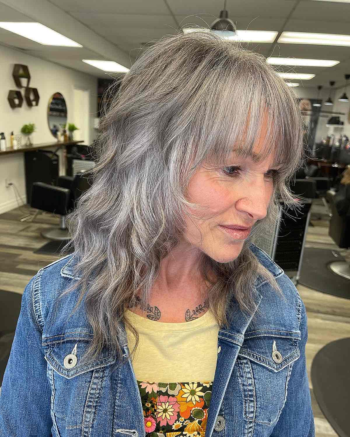51 Low-Maintenance Shaggy Haircuts with Bangs for Busy & Trendy Women