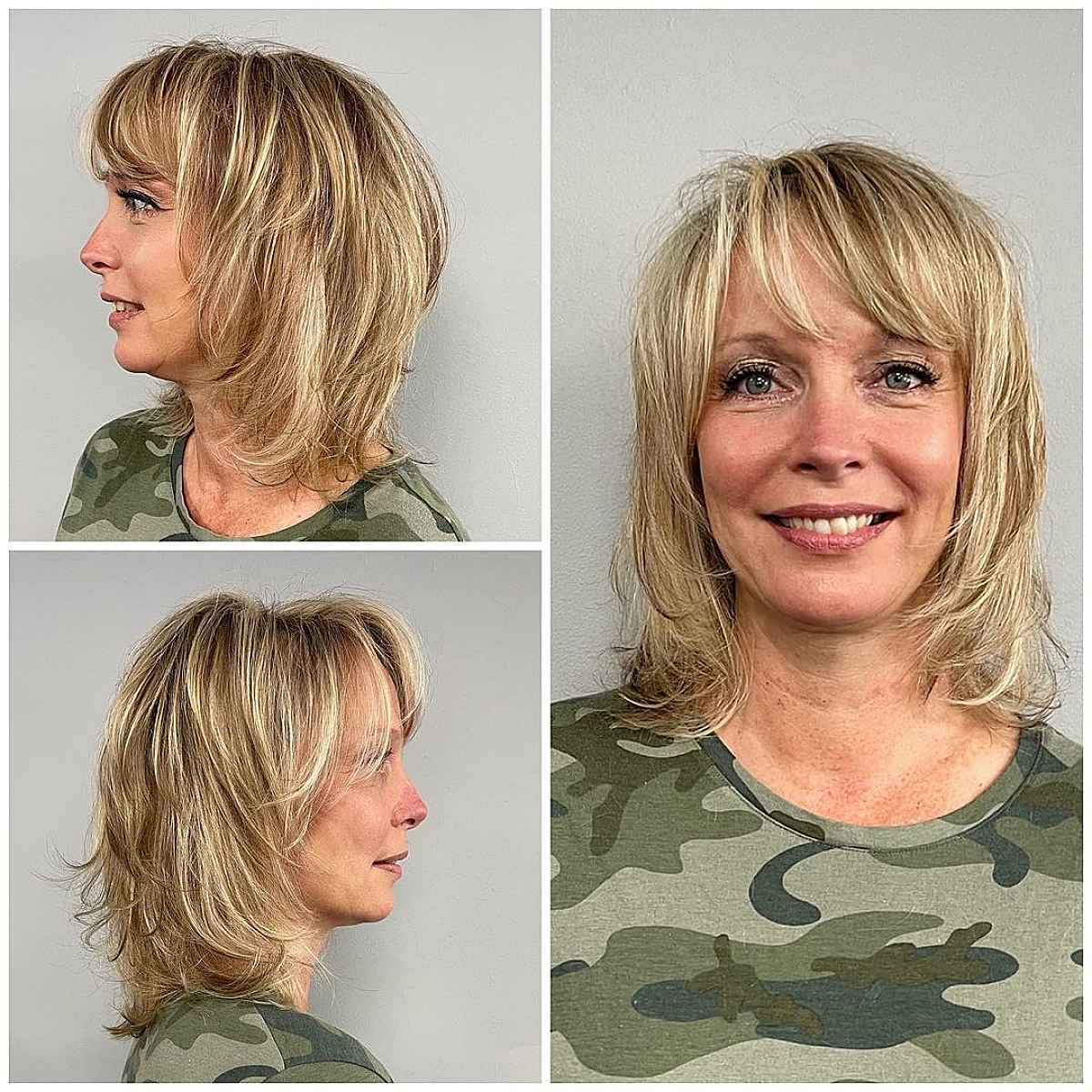 51 Low-Maintenance Shaggy Haircuts with Bangs for Busy & Trendy Women