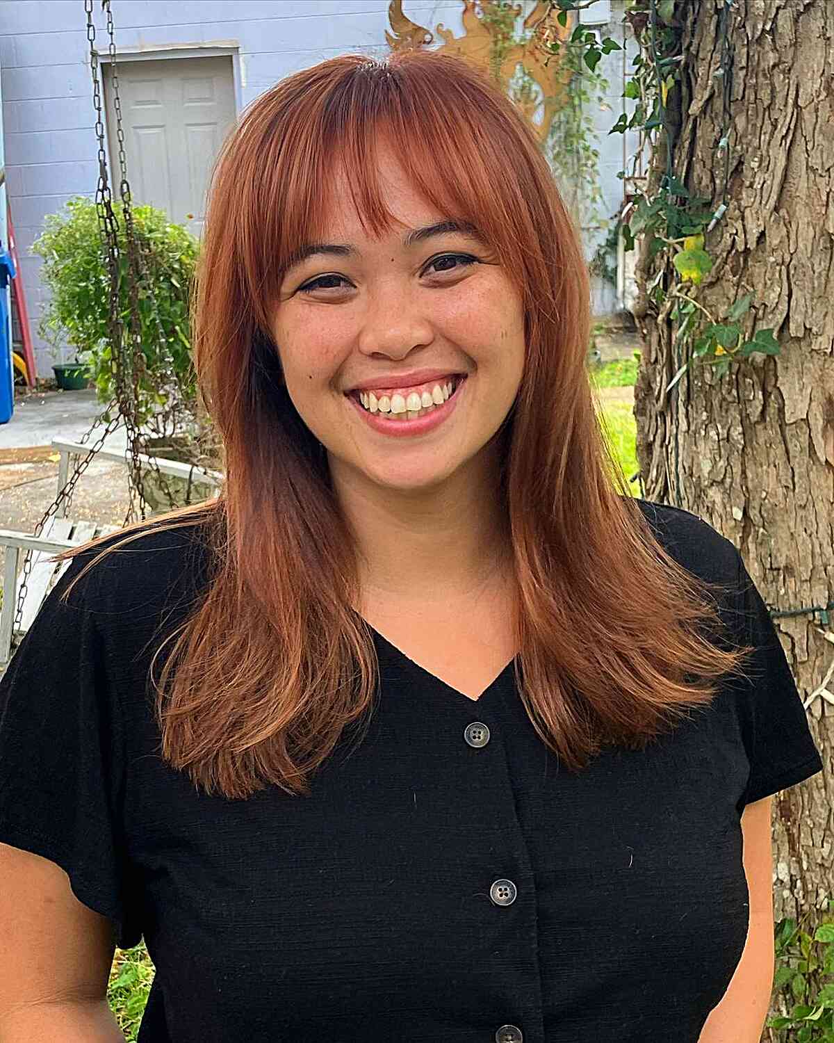 Bangs for Round Face Shapes: 53 Flattering Haircuts