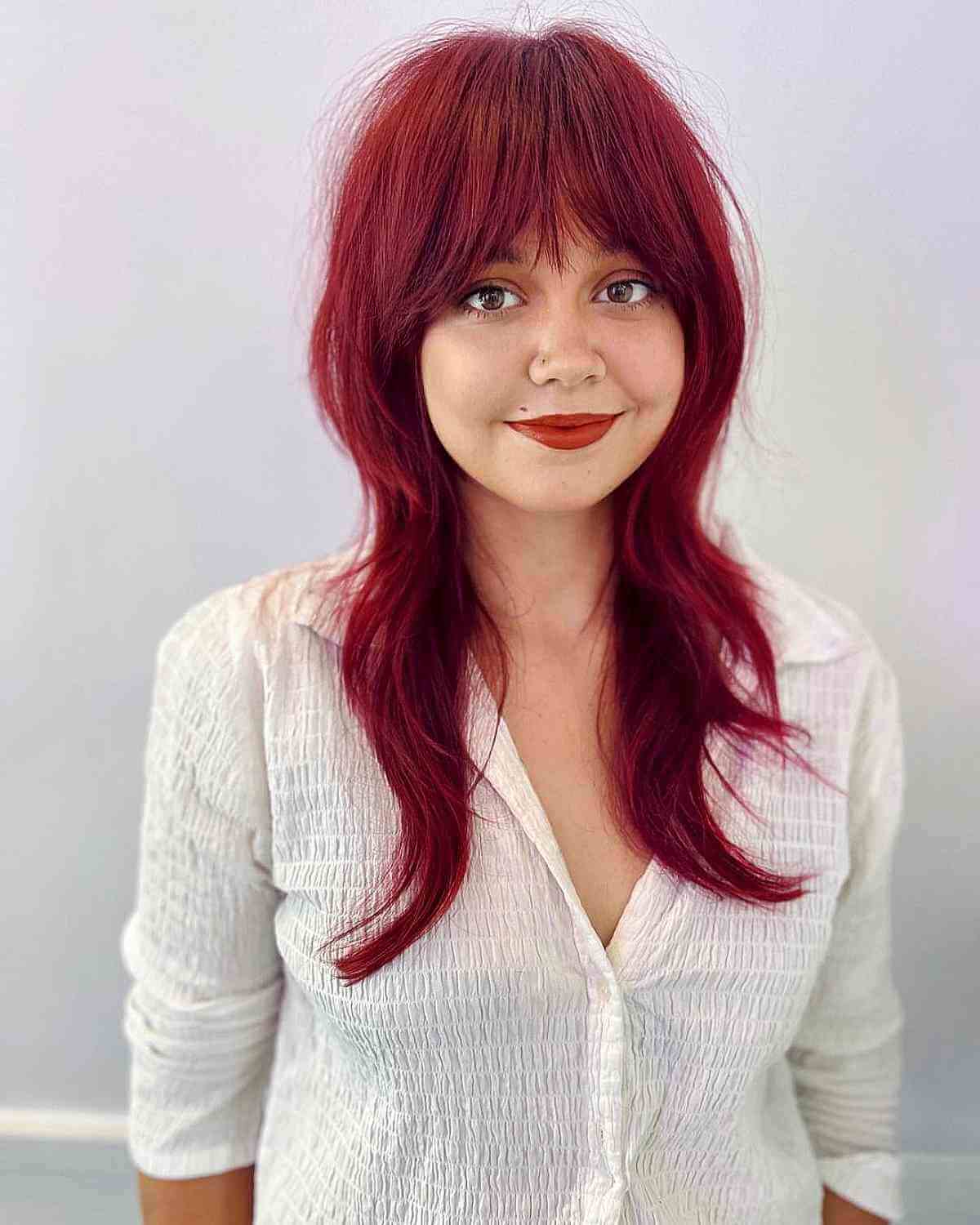 Bangs for Round Face Shapes: 53 Flattering Haircuts