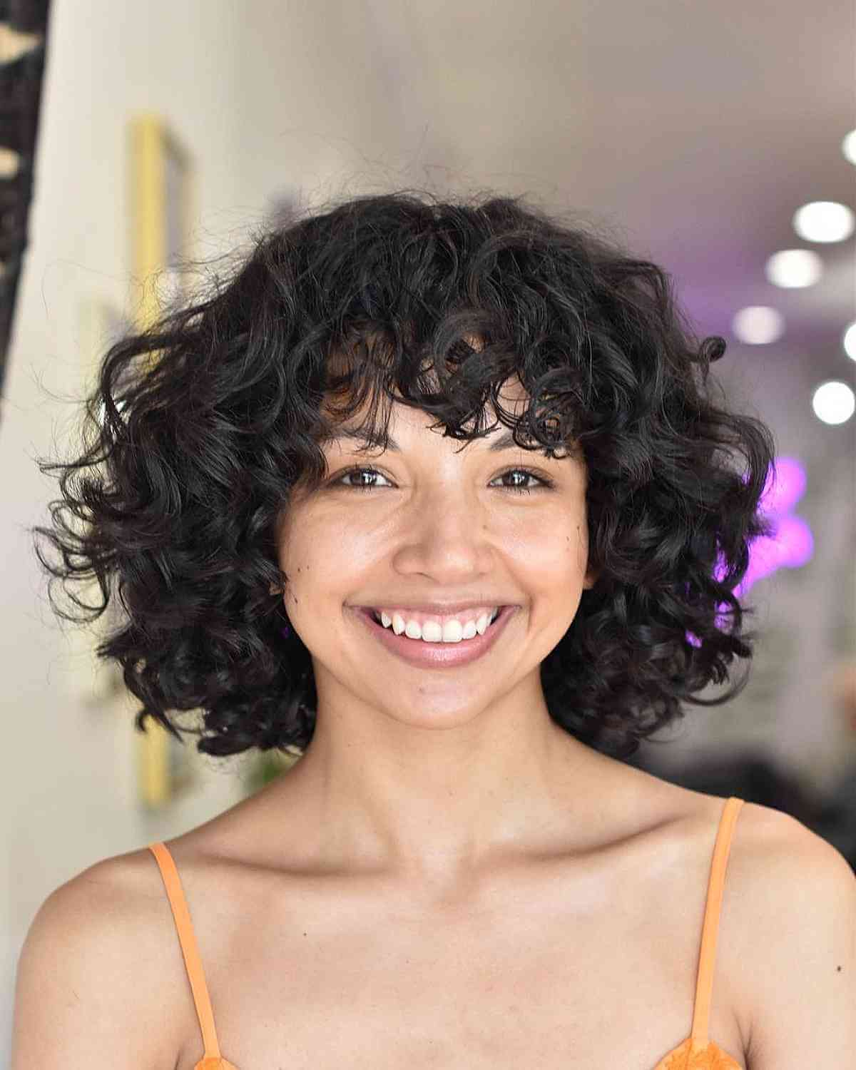 Bangs for Round Face Shapes: 53 Flattering Haircuts
