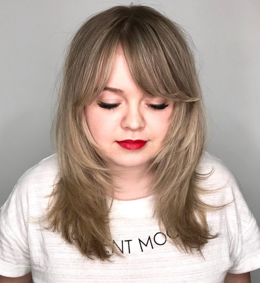 Bangs for Round Face Shapes: 53 Flattering Haircuts