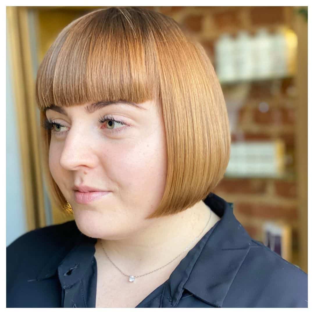 Bangs for Round Face Shapes: 53 Flattering Haircuts