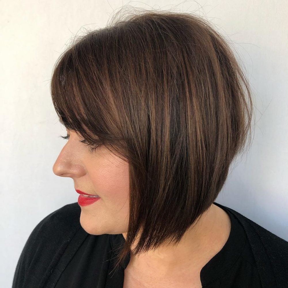 Bangs for Round Face Shapes: 53 Flattering Haircuts