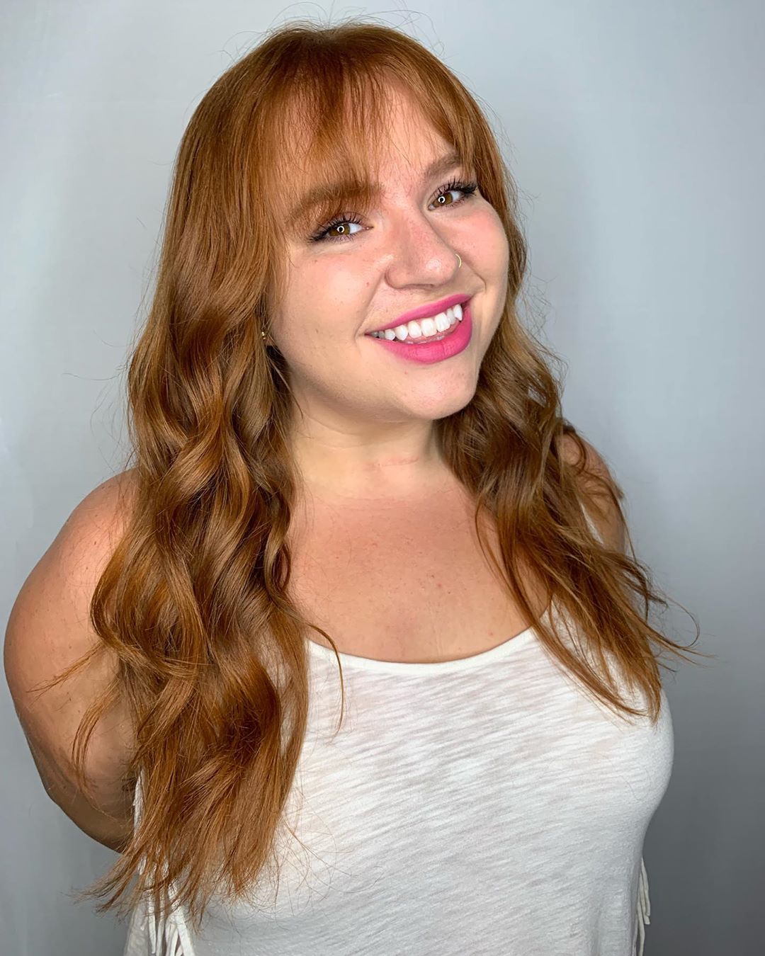 Bangs for Round Face Shapes: 53 Flattering Haircuts