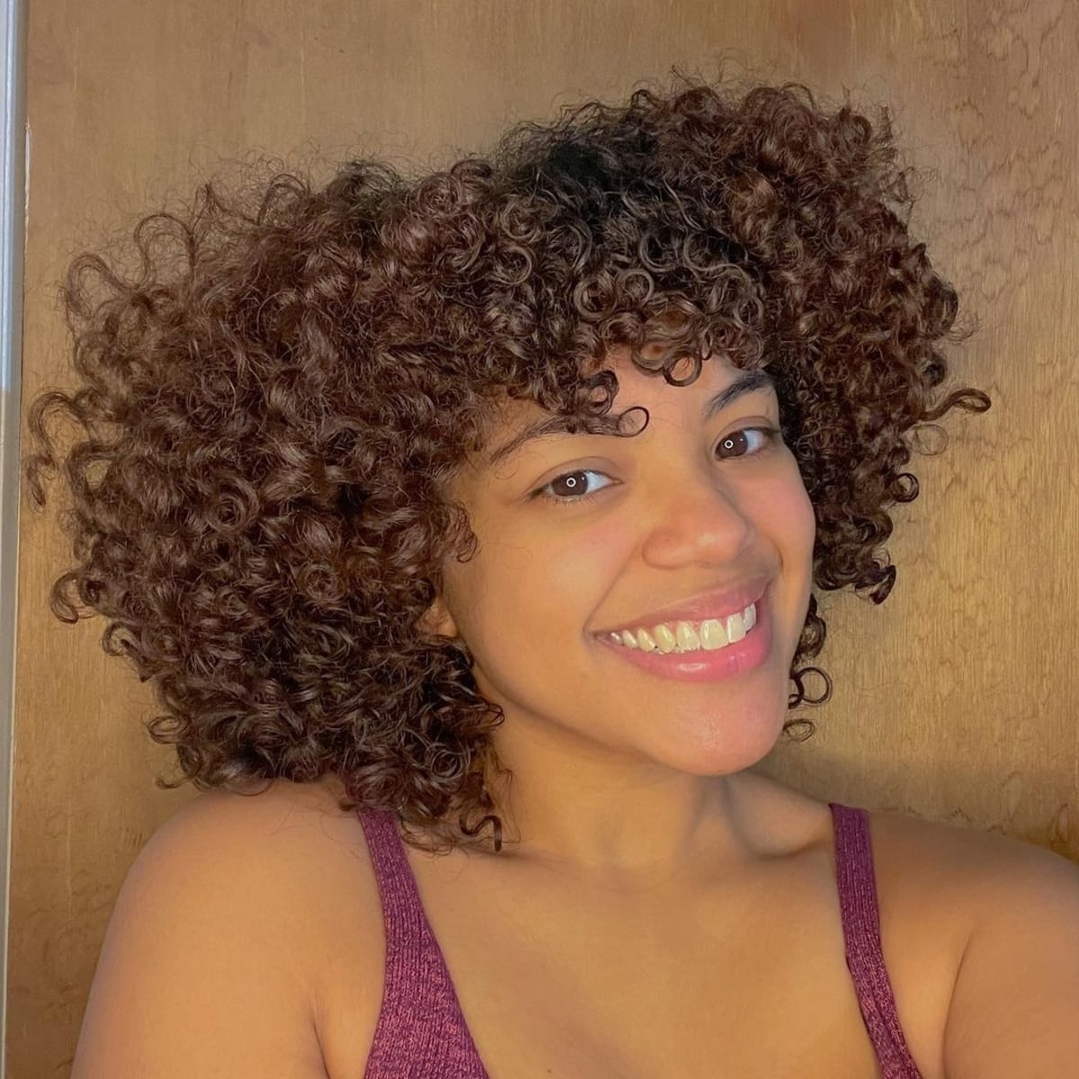 91 Best Ways to Pair Curly Hair with Bangs