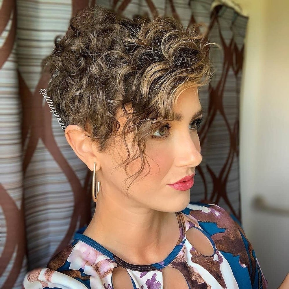 91 Best Ways to Pair Curly Hair with Bangs