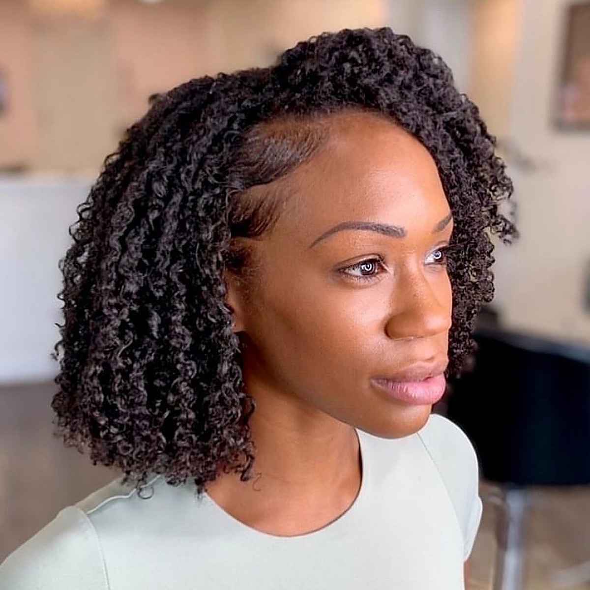 91 Best Ways to Pair Curly Hair with Bangs