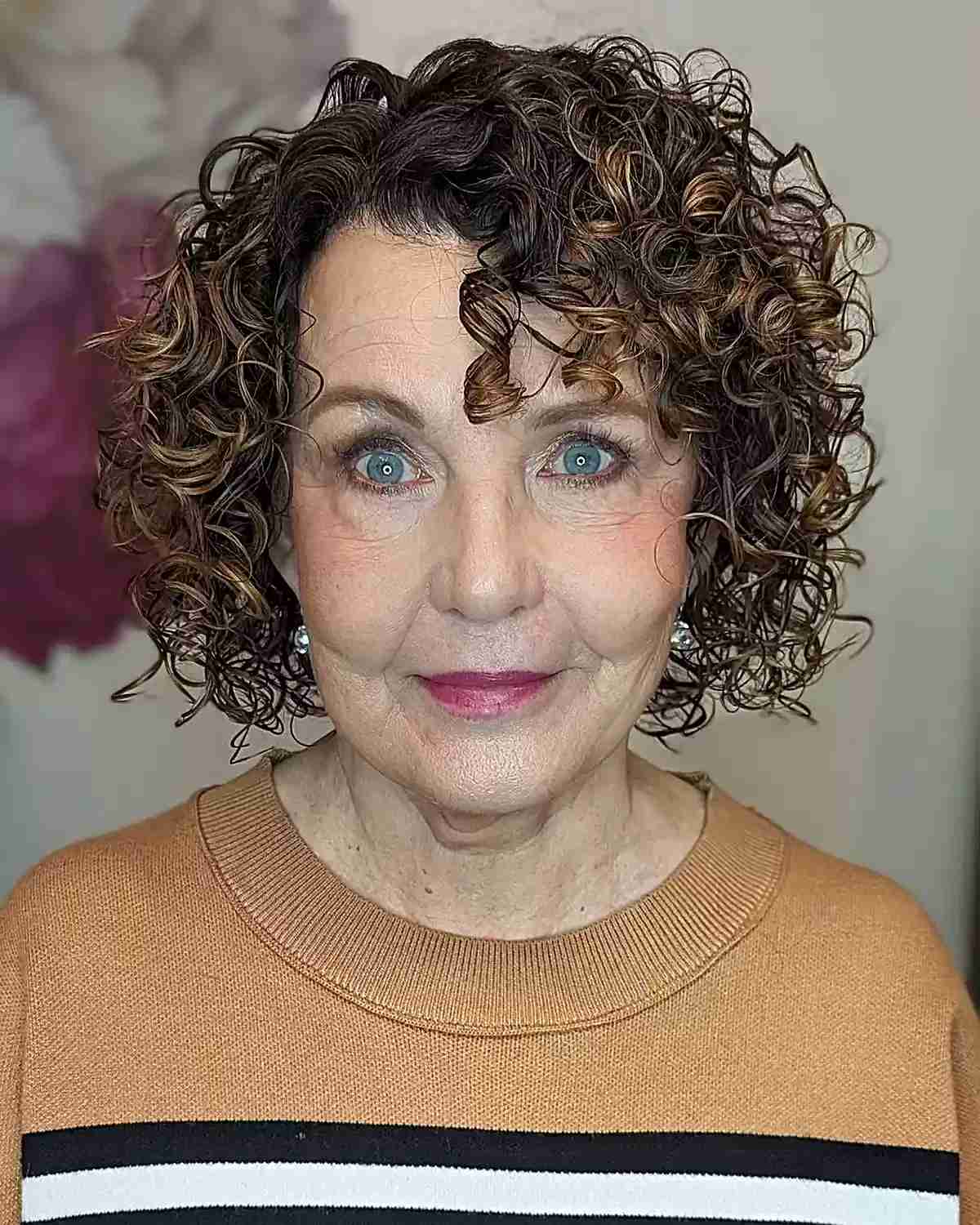 Curls That Wow: 27 Hairdos for Women Over 60 with Curly Hair