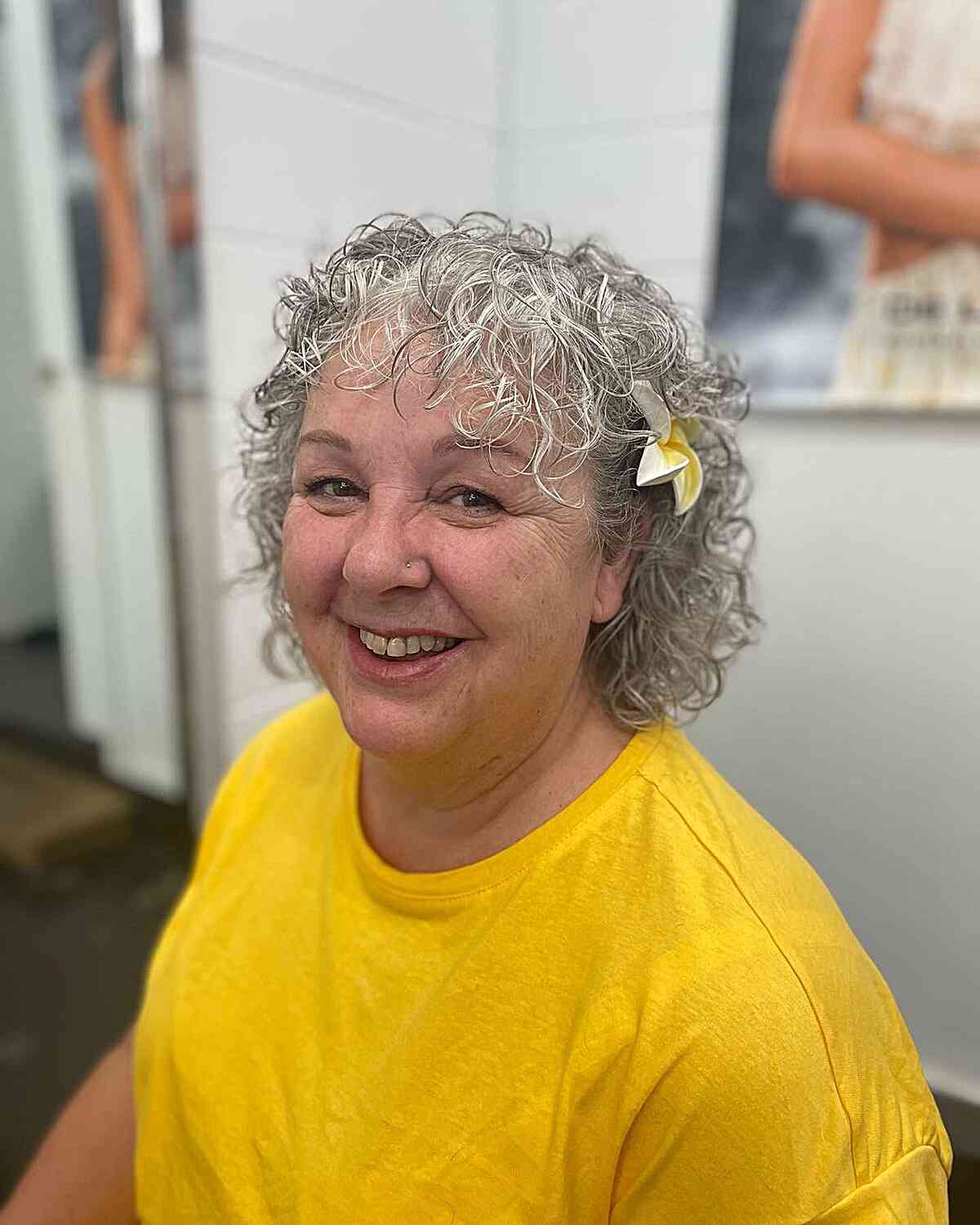 Curls That Wow: 27 Hairdos for Women Over 60 with Curly Hair