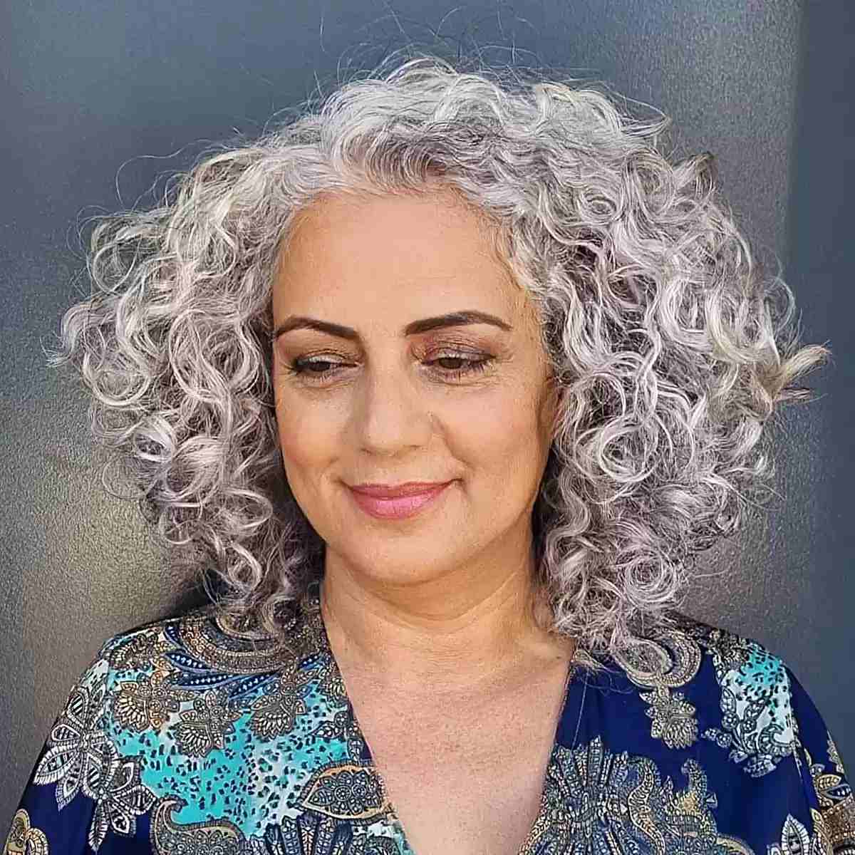 Curls That Wow: 27 Hairdos for Women Over 60 with Curly Hair