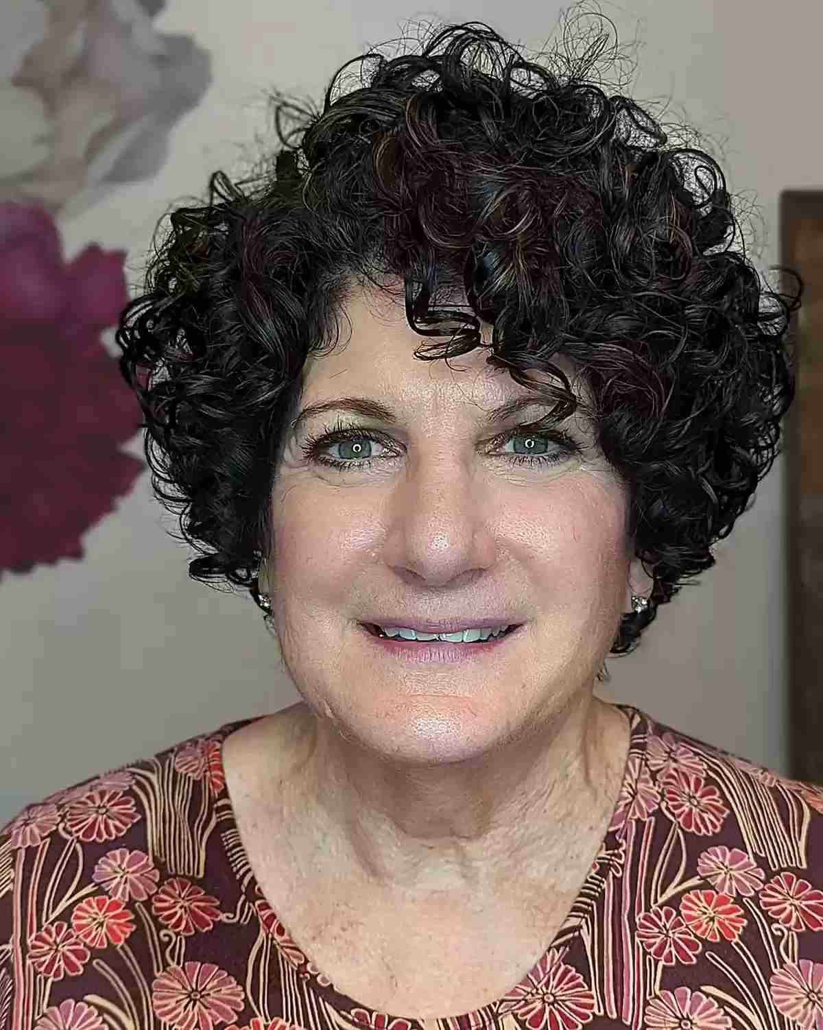 Curls That Wow: 27 Hairdos for Women Over 60 with Curly Hair