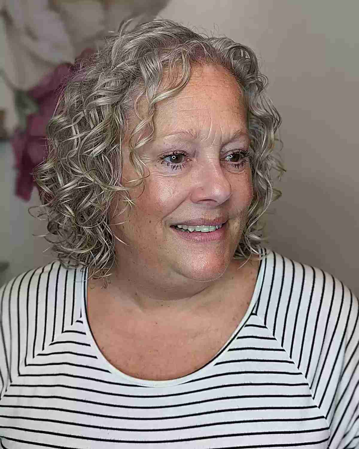 Curls That Wow: 27 Hairdos for Women Over 60 with Curly Hair