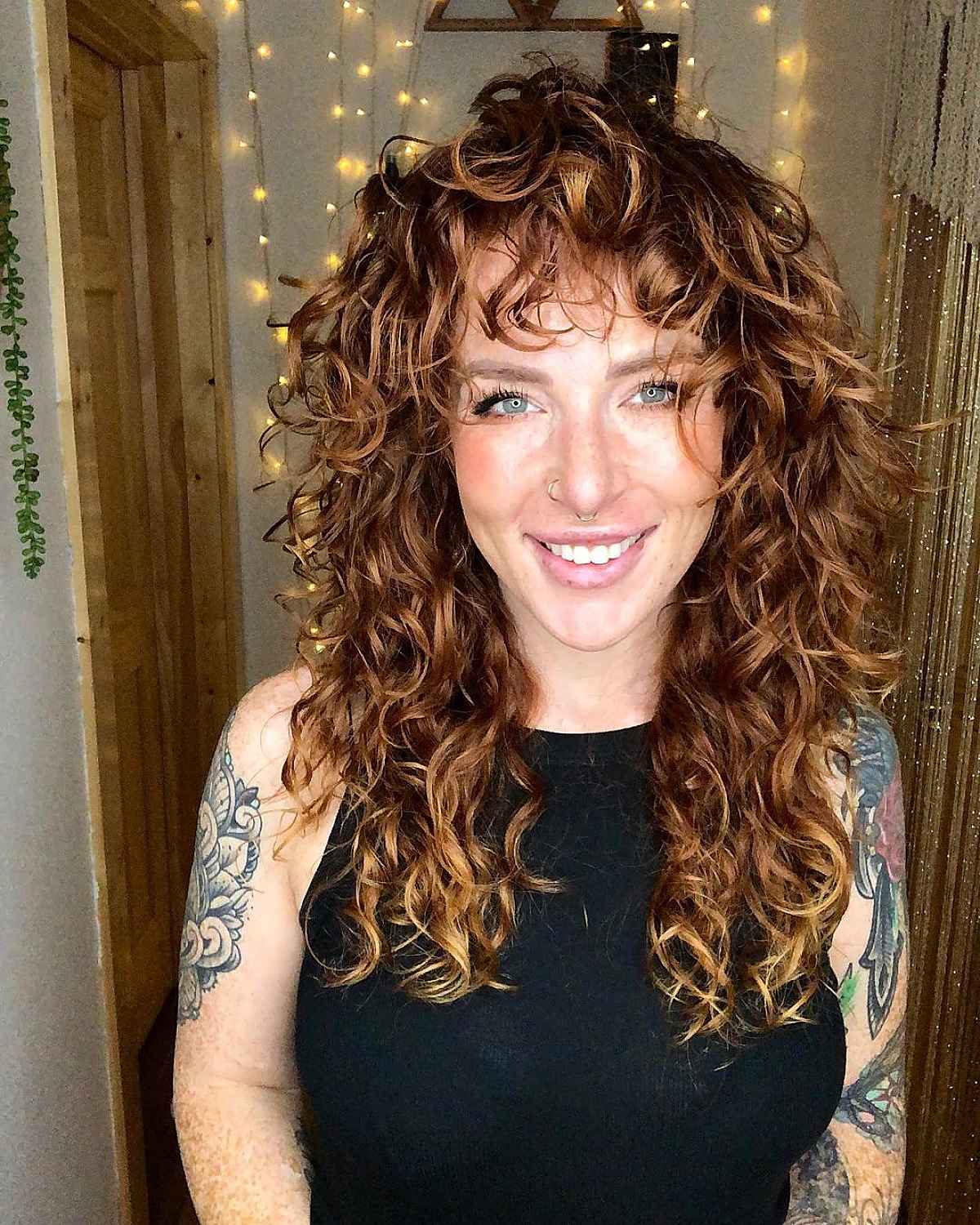 26 Coolest Wolf Cuts for Curly Hair Girls with Style