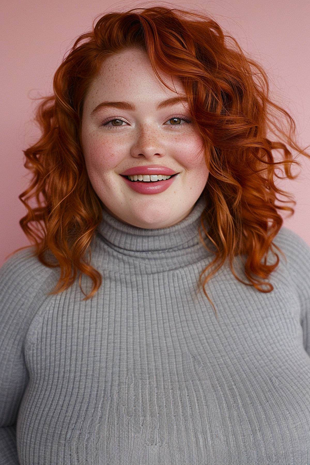 15+ Stunning Curly Hairstyles for Round Faces in 2025