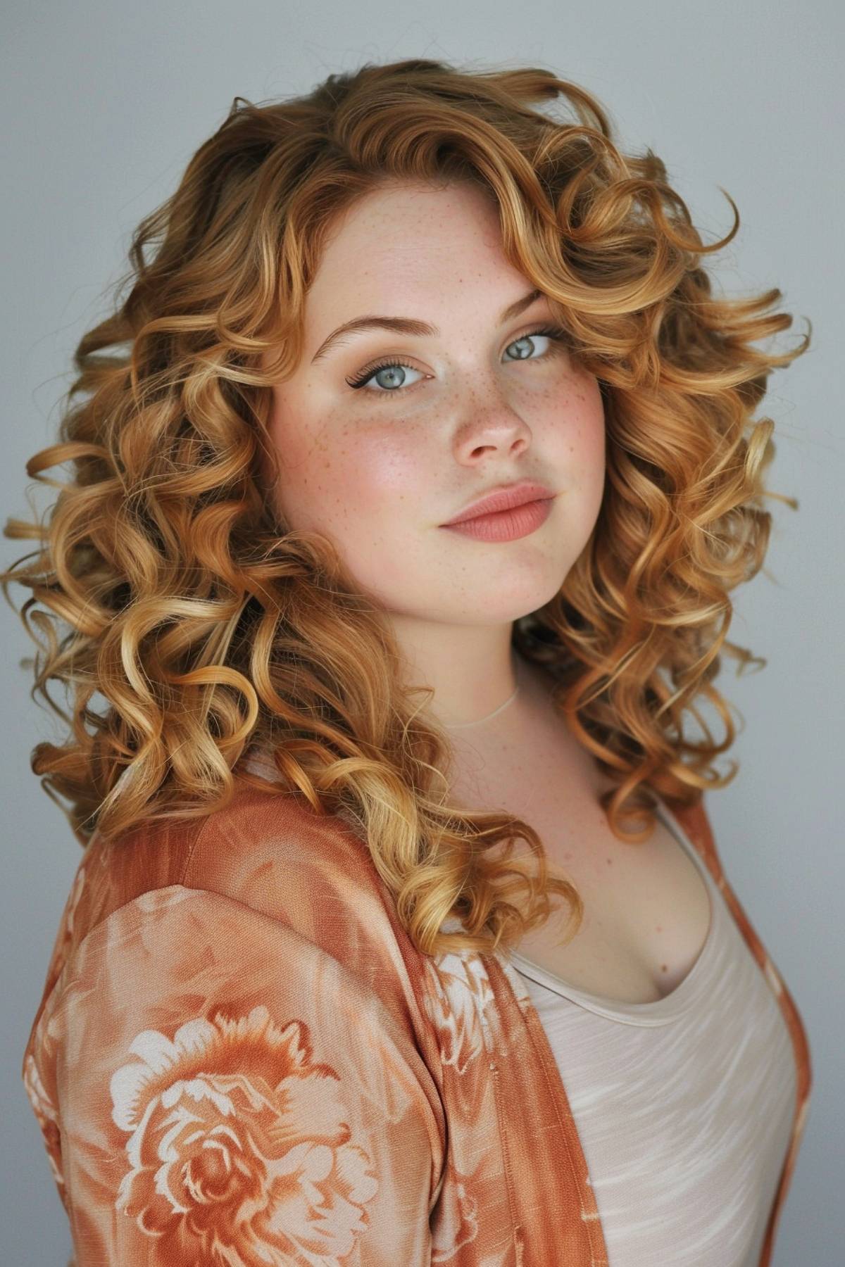15+ Stunning Curly Hairstyles for Round Faces in 2025