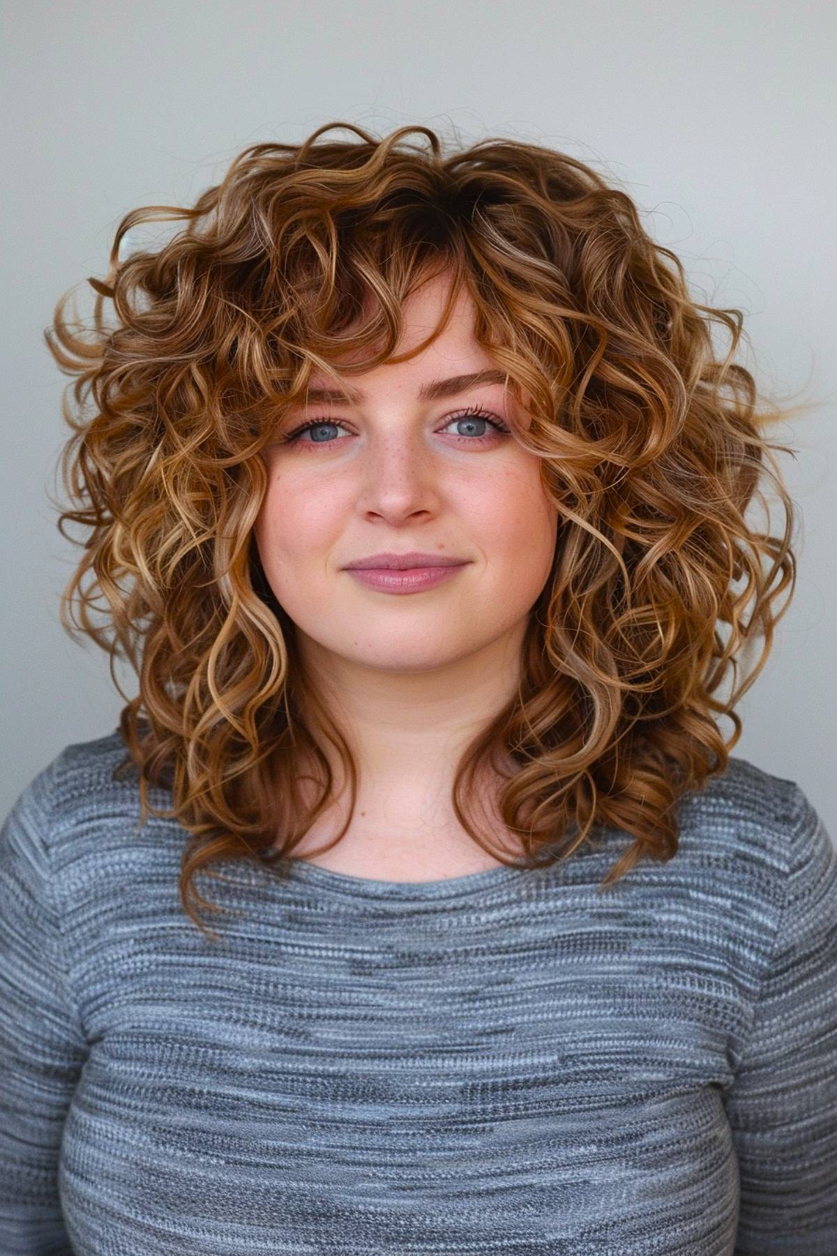 15+ Stunning Curly Hairstyles for Round Faces in 2025
