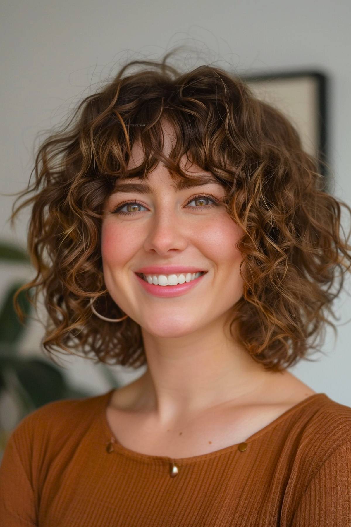 15+ Beautiful Face-Framing Curly Hair Ideas for a Fresh 2025 Look
