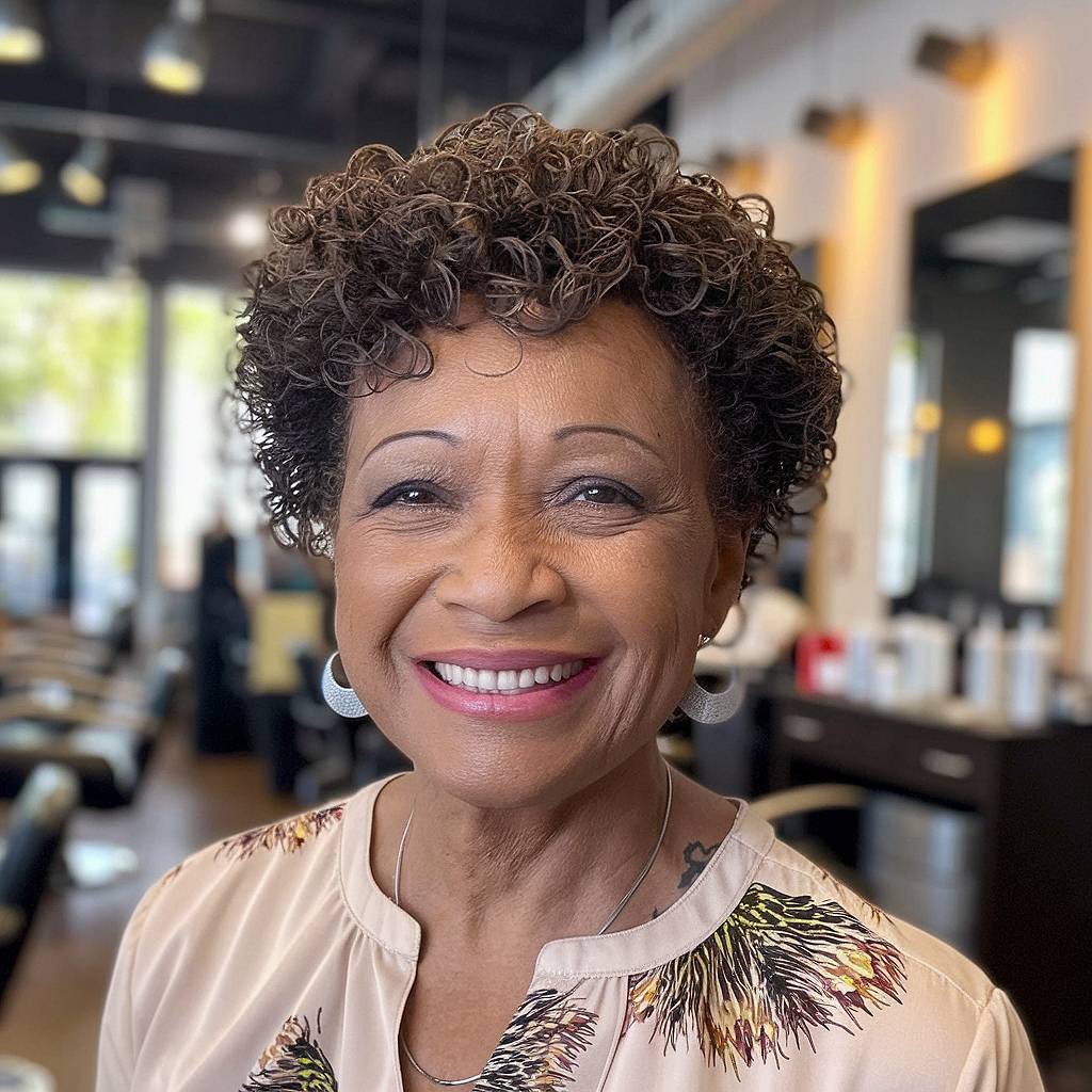15+ Age-Defying Curly Hairstyles for Older Women in 2025