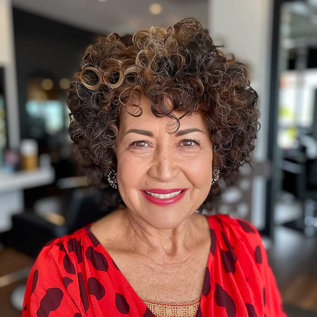 15+ Age-Defying Curly Hairstyles for Older Women in 2025