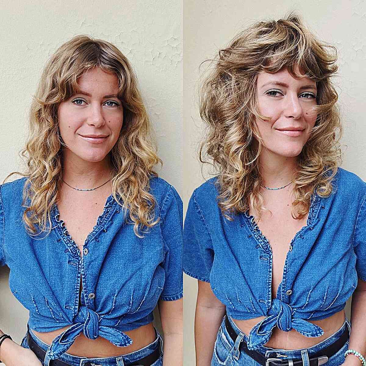 How to Pull Off The Curly Shag Haircut