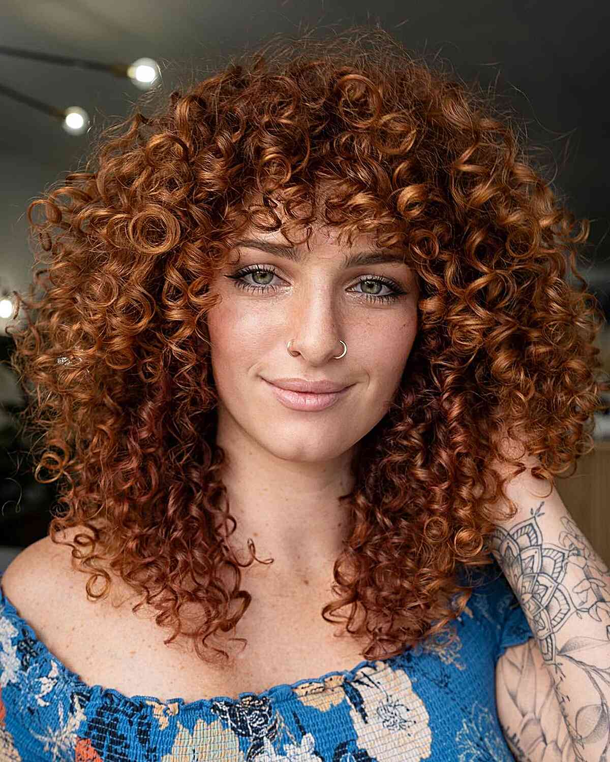 How to Pull Off The Curly Shag Haircut
