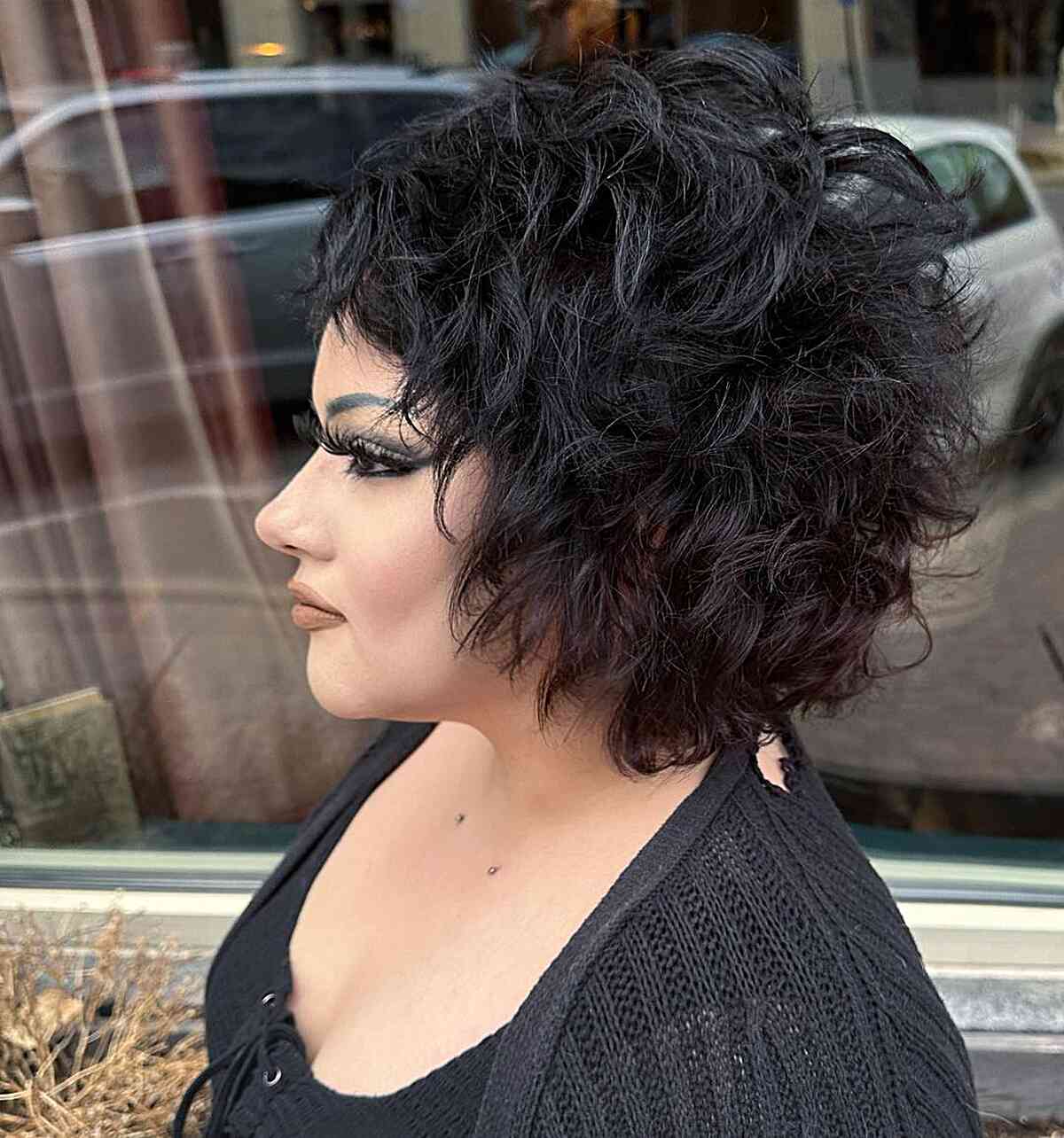 How to Pull Off The Curly Shag Haircut