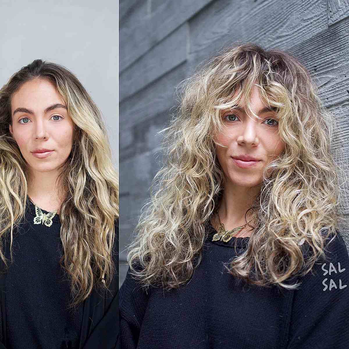 How to Pull Off The Curly Shag Haircut