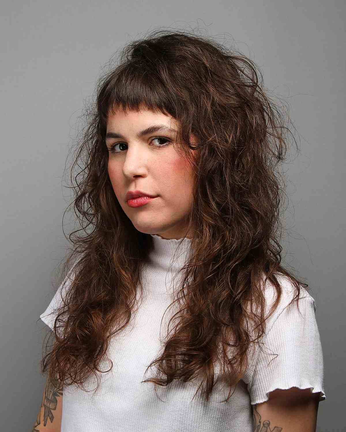 How to Pull Off The Curly Shag Haircut