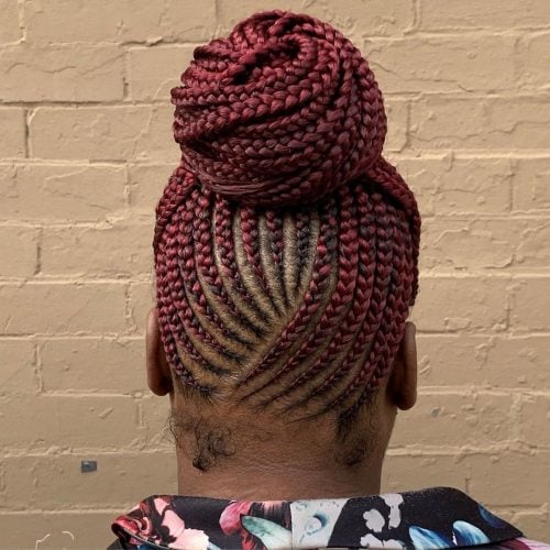 14 Red Box Braids Black Girls Can Slay