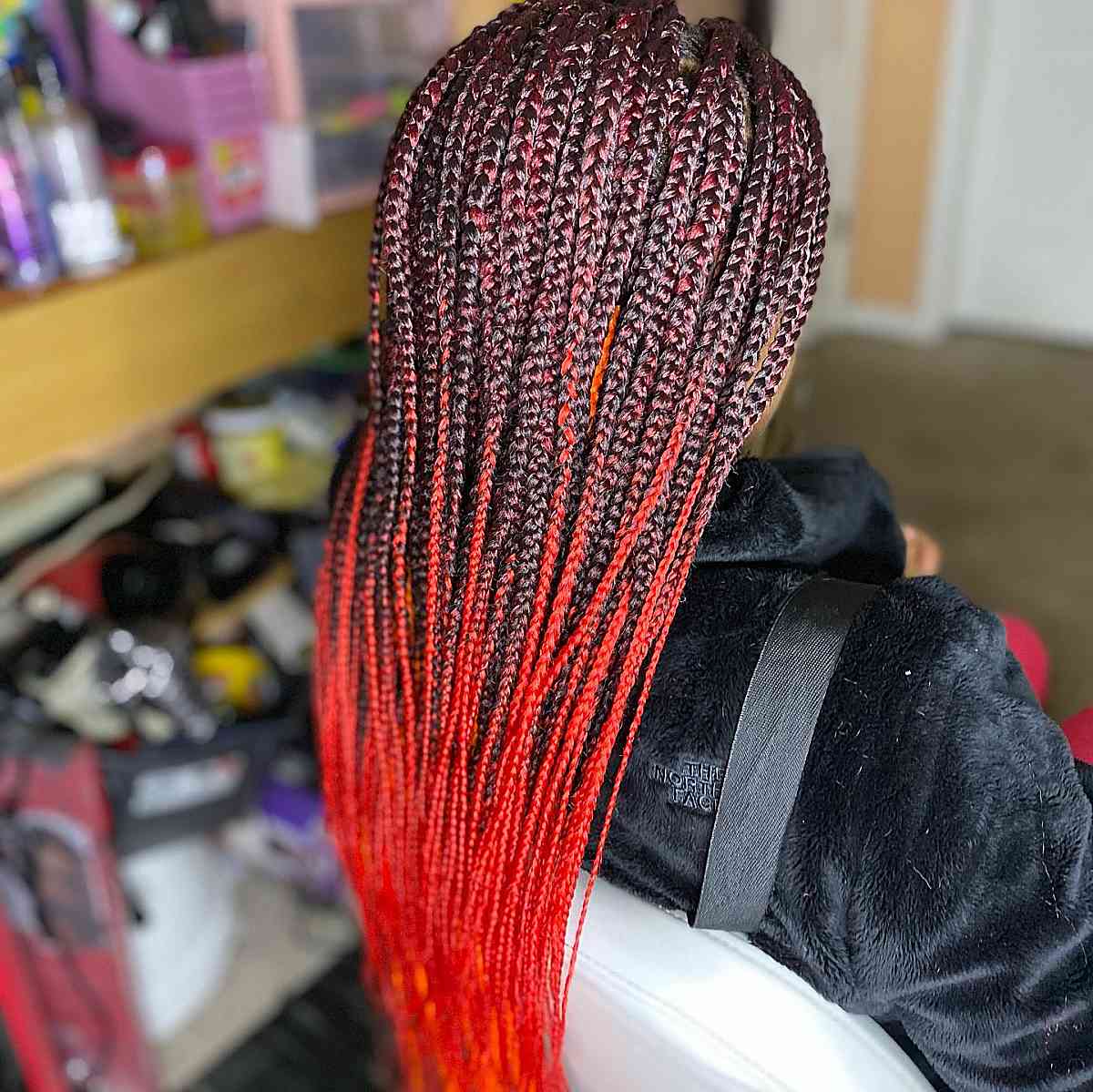 14 Red Box Braids Black Girls Can Slay