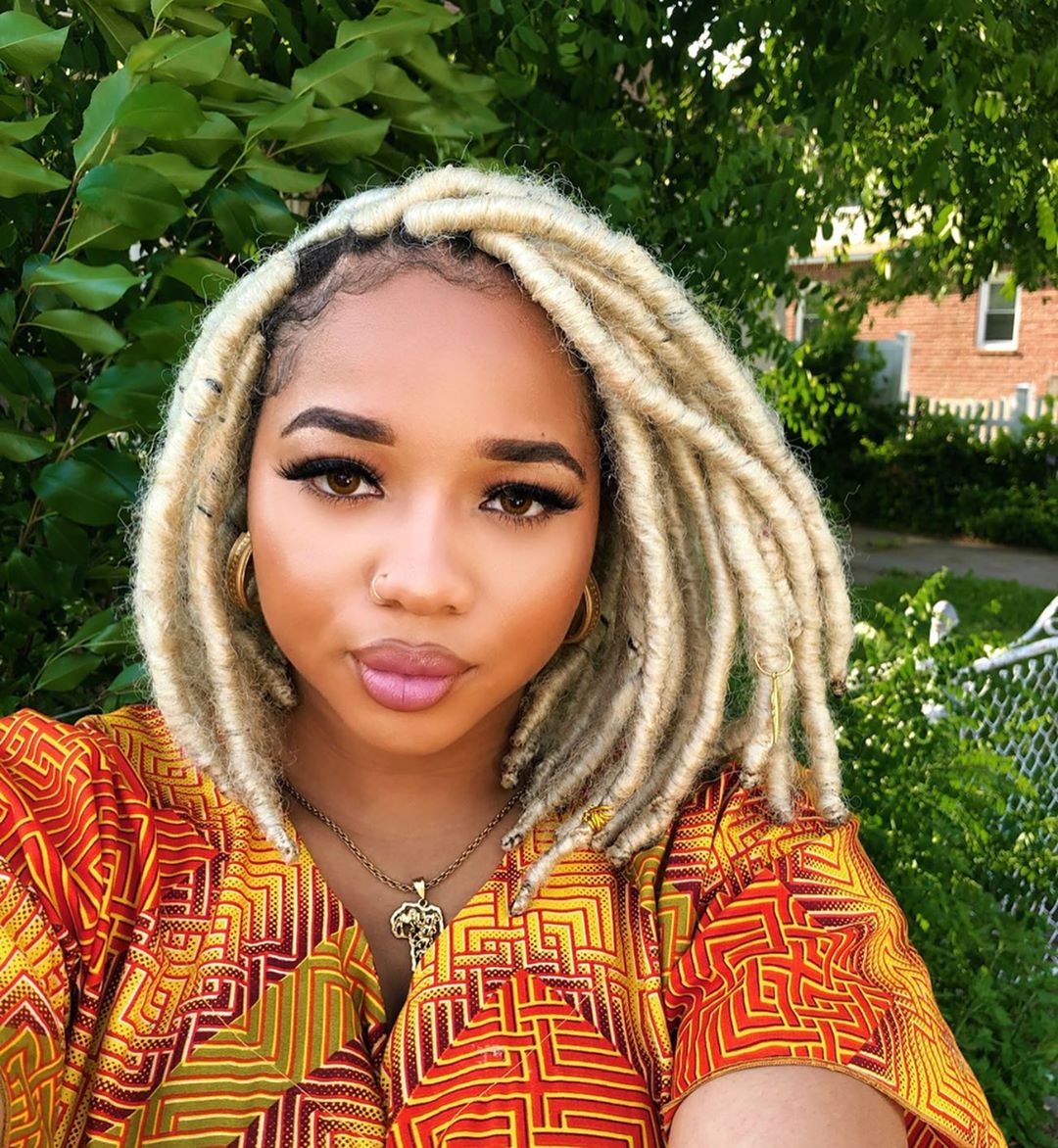 16 Short Faux Locs That Are Straight Lewk