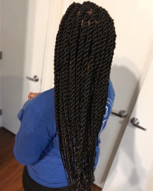 21 Ways to Slay Jumbo Box Braids Like a Queen