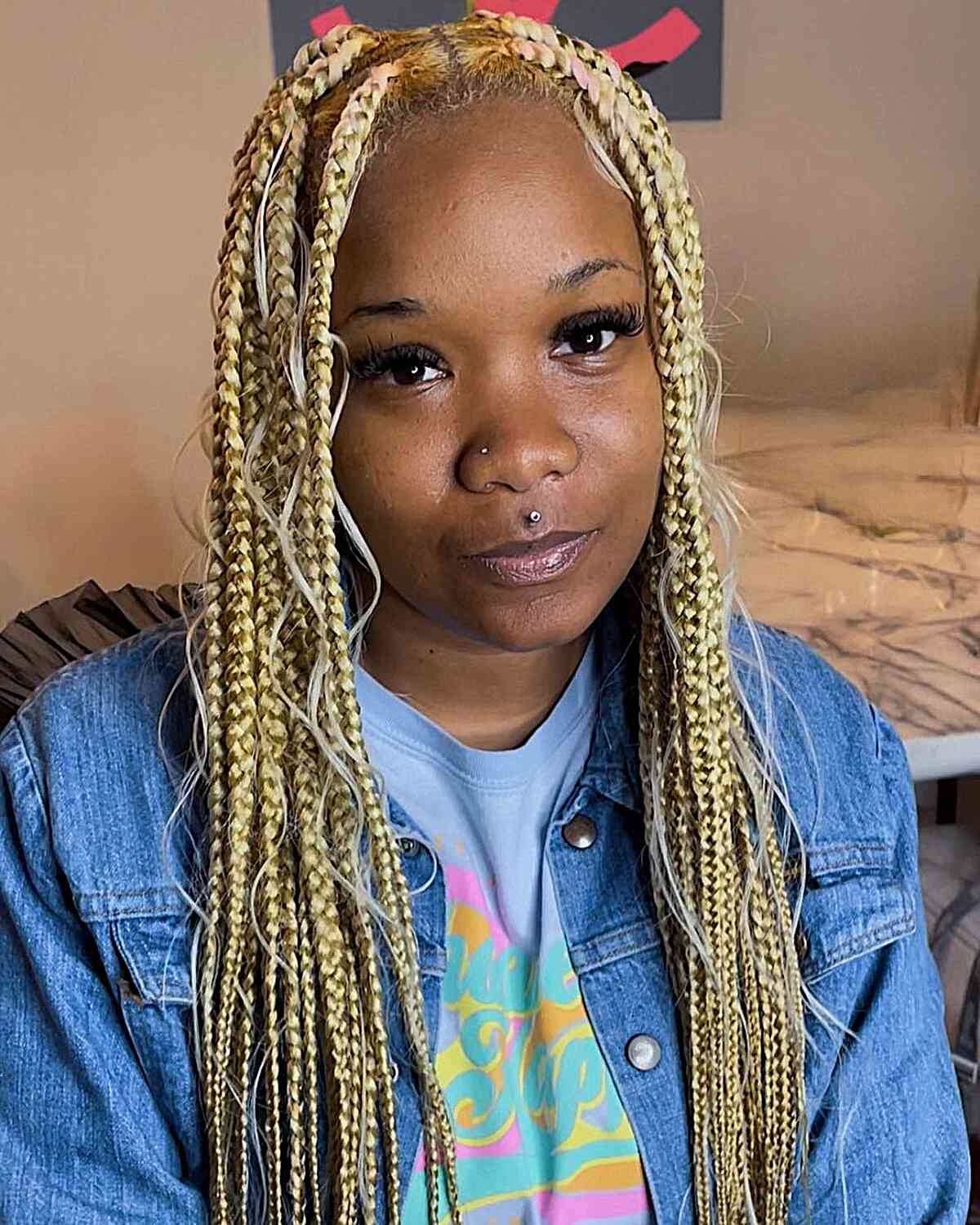 21 Ways to Slay Jumbo Box Braids Like a Queen