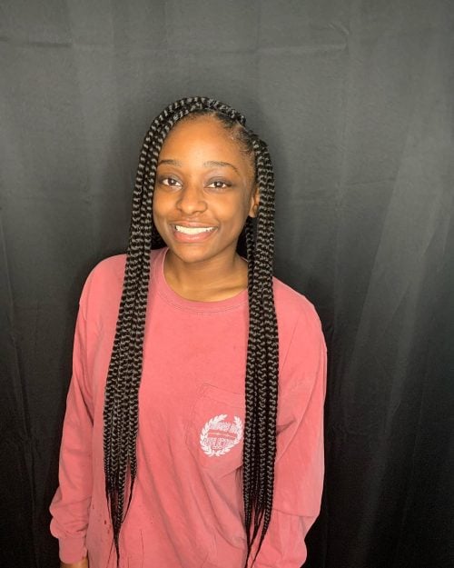 21 Ways to Slay Jumbo Box Braids Like a Queen
