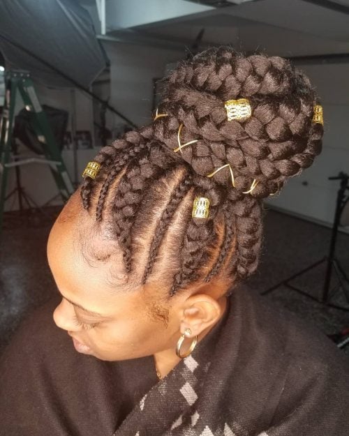 21 Ways to Slay Jumbo Box Braids Like a Queen