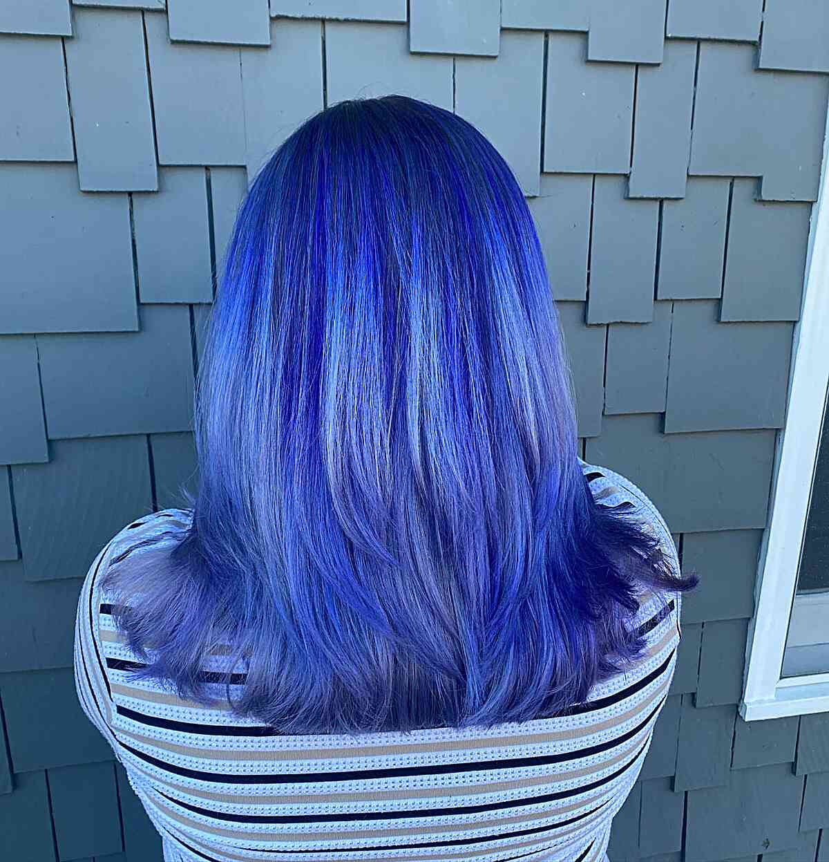 34 Jaw-Dropping Blue Balayage Hair Color Ideas