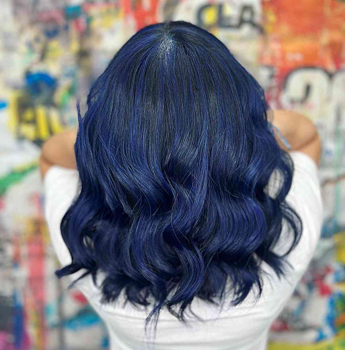 34 Jaw-Dropping Blue Balayage Hair Color Ideas